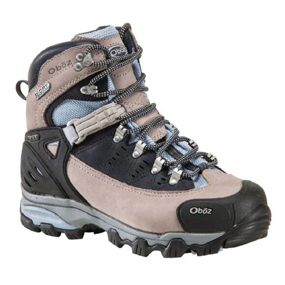 Oboz Beartooth B-Dry gray Waterproof Snow Work Hiking Boots women’s Sz 6 - Picture 1 of 11